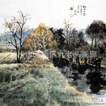 浔陌真迹国画山水--枫丹白露