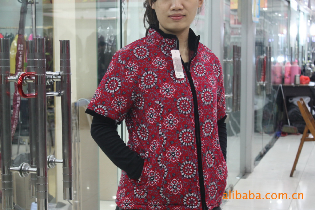 中老年服装 <em>女士</em>棉衣半袖棉<em>马甲马夹</em> 特大号加