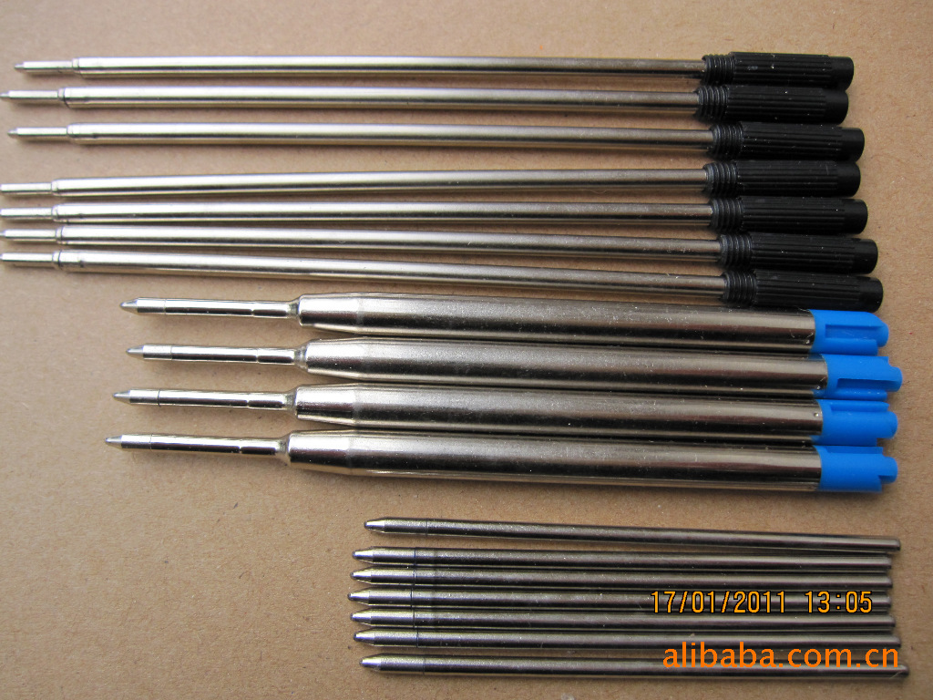 笔配件-供应各种规格圆珠笔芯.高士芯.派克芯.