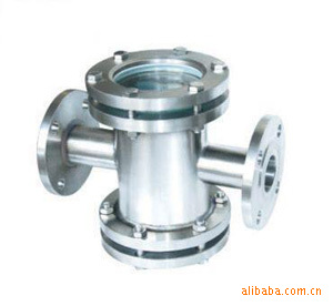 【供应不锈钢卫生级管道配件法兰四通视镜【工