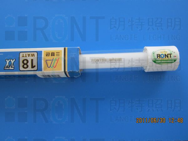 【RONT 21W 双倍亮双端三基色直型荧光灯管