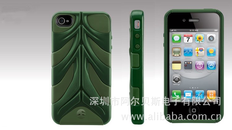 (阿尔贝斯)苹果品牌iphone4手机保护套高质量
