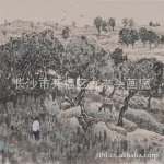 浔陌真迹国画山水--果园