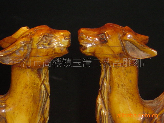 批发 骨雕 牦牛骨雕 骨雕工艺品 骨骆驼