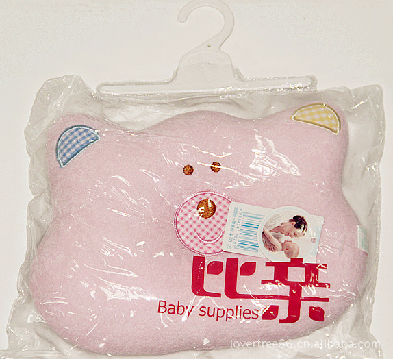 婴儿用品 比亲BQ-7629小熊卡通定型枕 婴儿枕