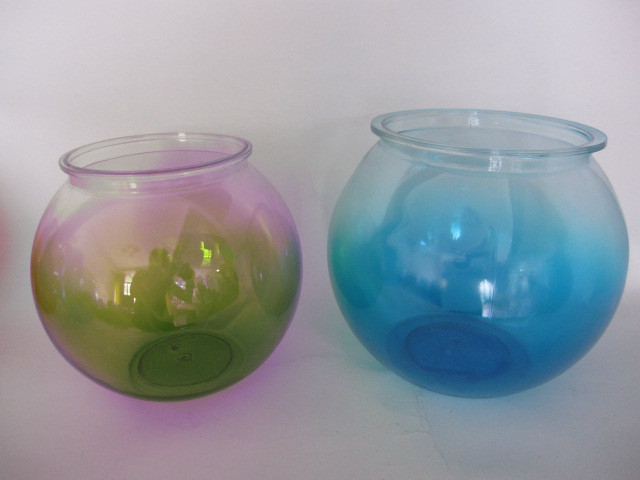 塑料桶-PET优质彩色鱼缸 环保观赏鱼容器-塑料