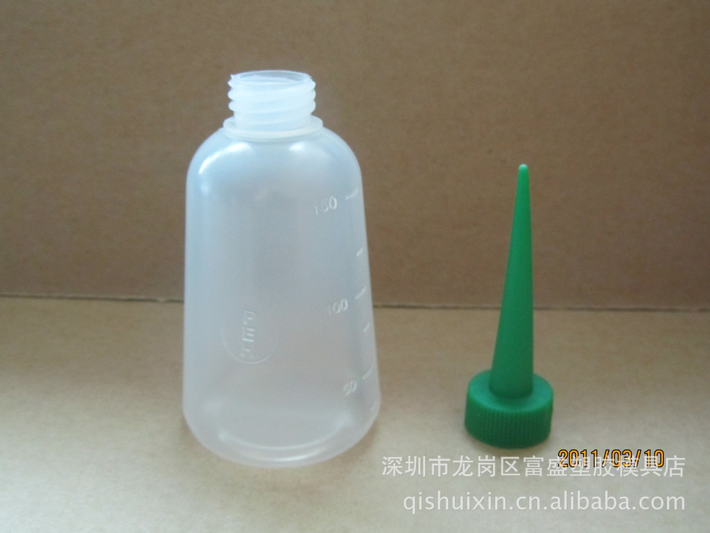 塑料瓶、壶-(厂半身销)150ML价值瓶、滴胶瓶、高档春秋机油裙图片
