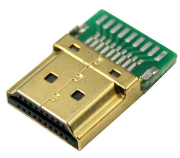 HDMI A公焊線式（帶PCB）