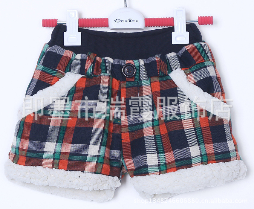 【12.8 外贸童装韩版加厚加绒<em>女童</em>冬款<em>短裤</em>批
