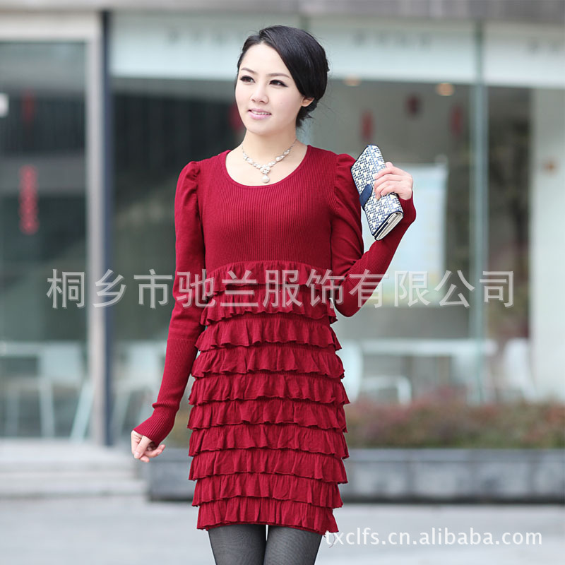 濮院羊毛衫羊绒衫批发女式针织衫厂家直销