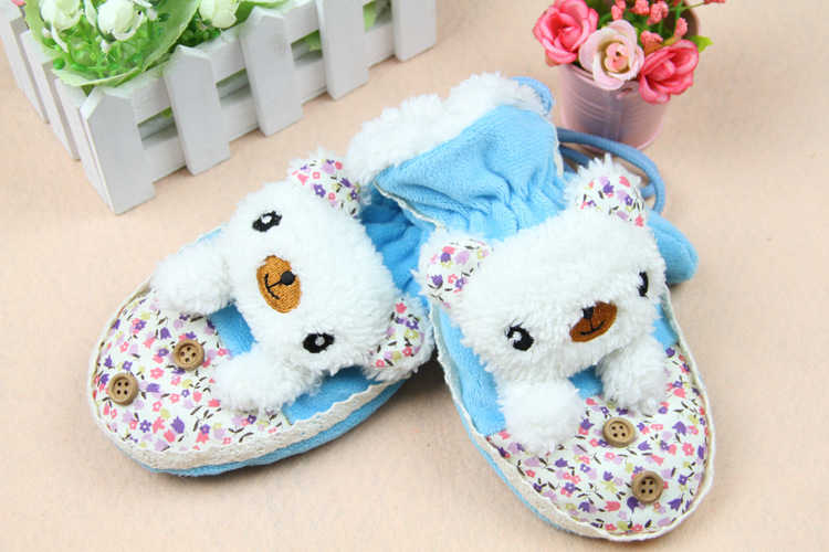 义乌保暖手套批发 小魔女[K-7581]淘气熊 儿童