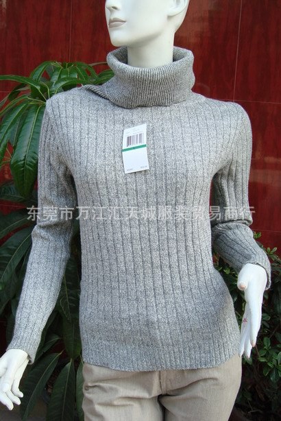 〖外贸女装〗秋款纯棉女装毛衣 百搭毛衣 百分