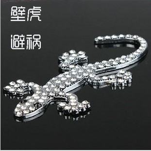 满钻实心壁虎汽车精品带钻金属壁虎车贴/立体改装贴3D贴04-2A292