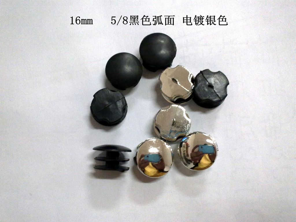 【【厂家】供应5分 16mm 黑色pp家具塑料管塞