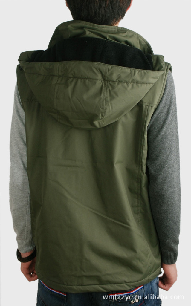 厂家定做各类新款<em>男士马甲</em> 户外<em>休闲</em>防水<em>马甲</em>