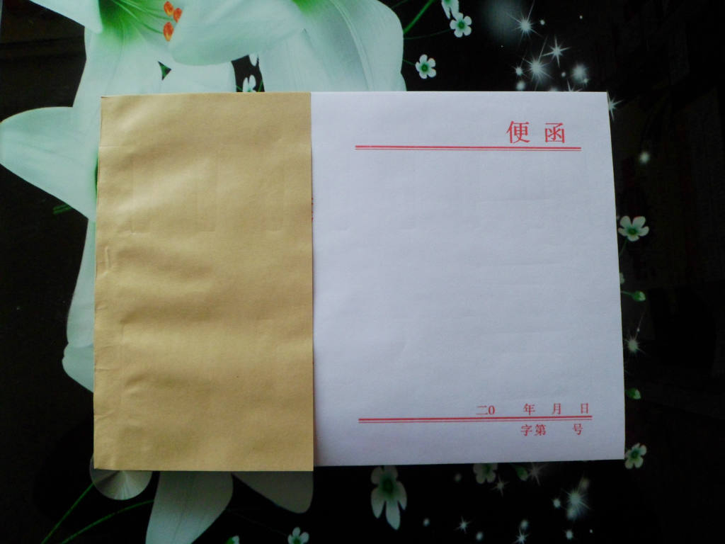 16k便函 40页 70g纸 16k介绍信 事业单位便函 介绍信