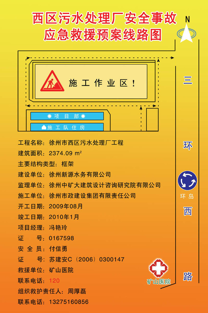 报办公装饰展板3925安全事故应急救援预案线