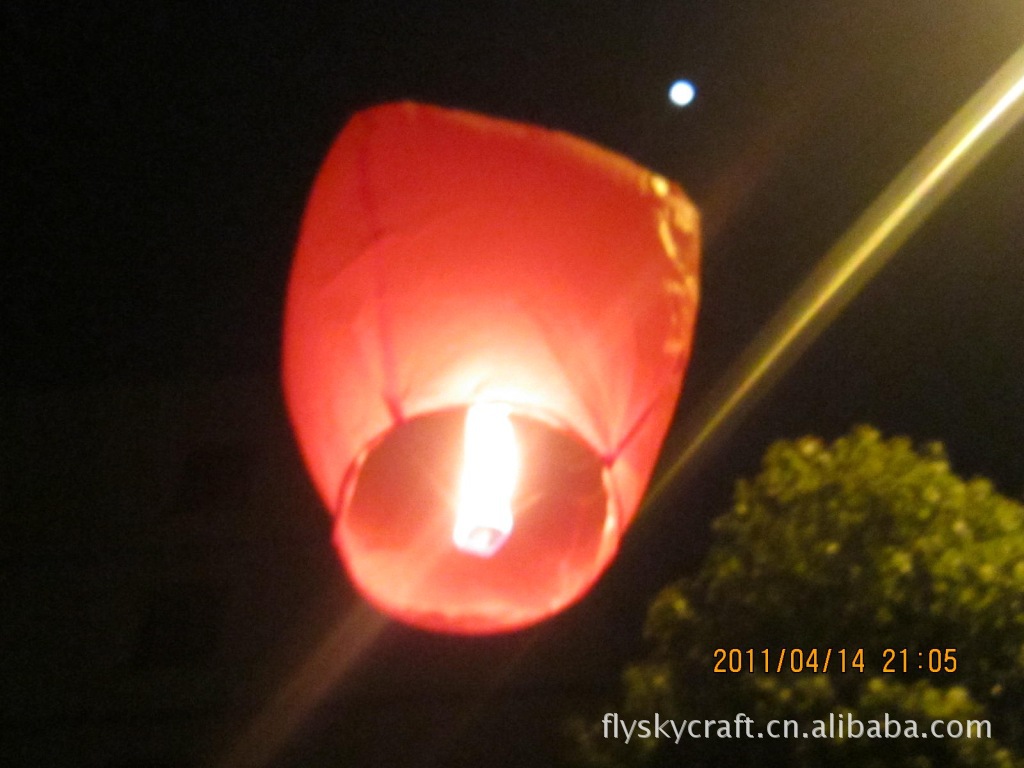 厂家直销孔明灯\/许愿灯\/天灯 优质阻燃纸防火纸