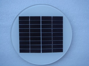 太阳能电池板(组件)-2W圆形单晶太阳能板小组