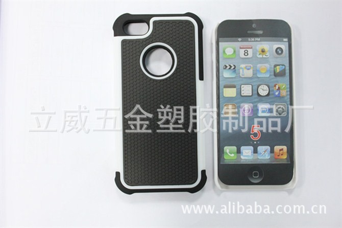 护套-苹果最新 iphone5苹果三合一背面足球纹