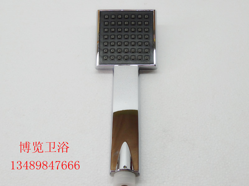 博览卫浴批发,花洒手喷,四方手喷黑色手喷