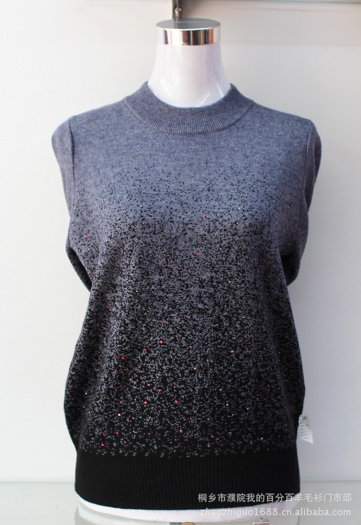 批发<em>中老年羊毛衫</em>女圆领<em>中老年毛衣</em>妈妈装<em>羊绒</em>