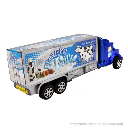 儿童玩具车 托运货车 回力惯性玩具车 柜式玩具