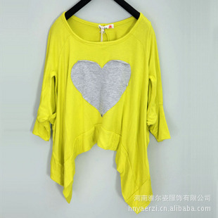 女童长袖T 2012春装韩版 多种穿法莫代尔不规