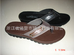 2012新款热销骑士鞋业男士精品PU底布带夹拖 凉拖批发