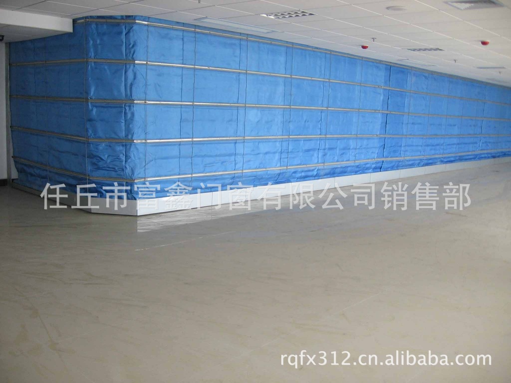 无机布基复合纤维型防火卷帘门\/特级无机布防