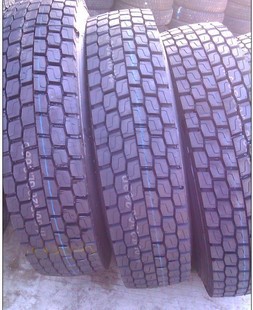 全新前进12R22.5载重钢丝轮胎 麻将块花图片,