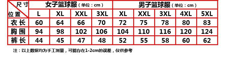 篮球服/球衣 面料:间条棉布料 颜色:黄色 红色 兰色 白色 紫色 尺码