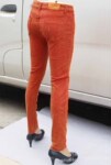 905#新品弹力修身彩色铅笔裤2012潮流爆款女式小脚牛仔裤 磨破