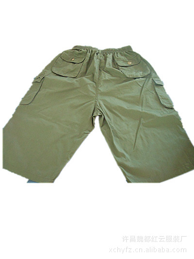 【2012新款军绿男士休闲短裤 <em>马裤</em> 全棉大<em>裤头</em>
