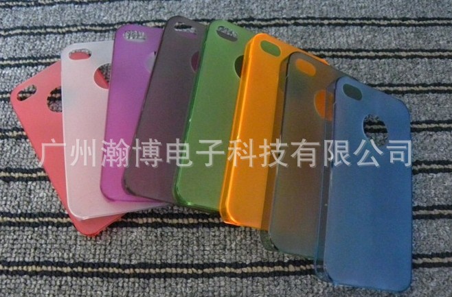 超薄0.5mm磨砂壳 iphone4手机壳 4S保护套 磨砂苹果手机保护壳