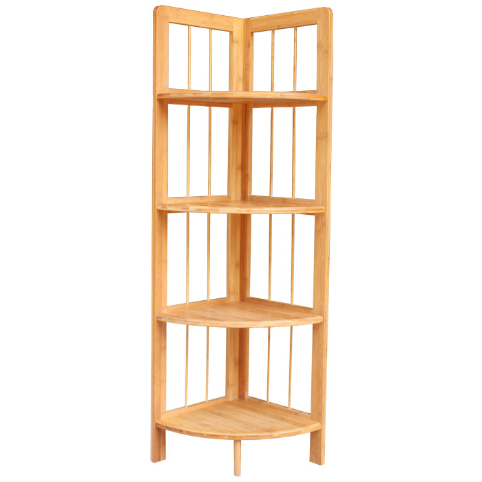 厂家直销竹制品竹家具 楠竹新款角落架 四层实