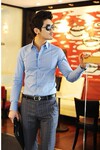 cityandtheman韩国进口韩版男装批发时尚修身衬衫CMOF00292336
