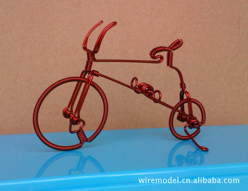 【手工铜丝自行车】----qq: 2452590998 尺寸按8cm,11cm和14cm分类,每