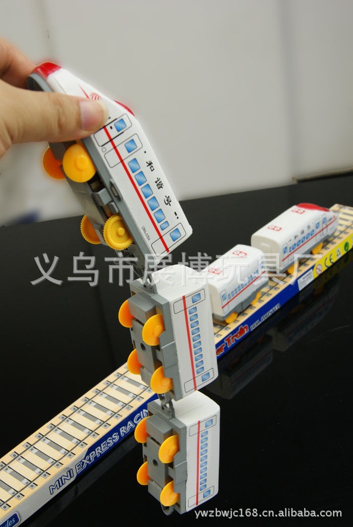 【儿童玩具 和谐号动车组合 5节列车车厢 电动