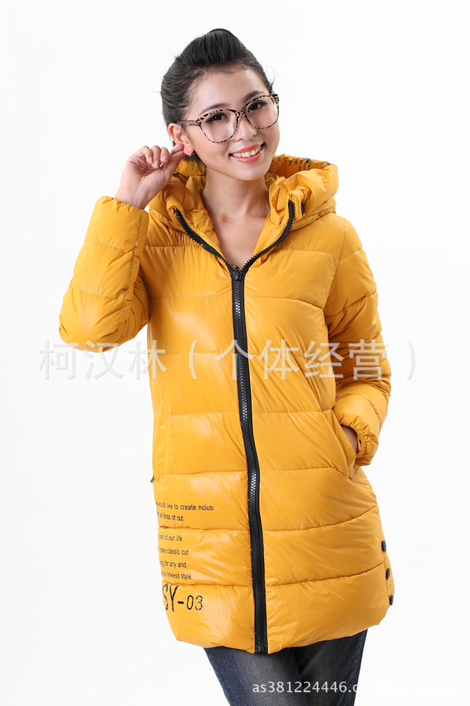 原单原冬季2012新款<em>女士棉服长款</em>羽绒服 韩版