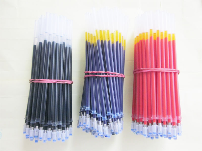 【磨砂笔杆笔配件标准2.65大内径中性笔芯0.5