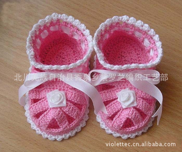 钩宝宝鞋 毛线编织宝宝鞋,童鞋、婴儿鞋价格\/批
