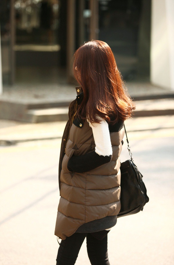 广州韩国SZ女装批发 <em>冬季女式</em>中长款<em>棉衣</em> 韩版