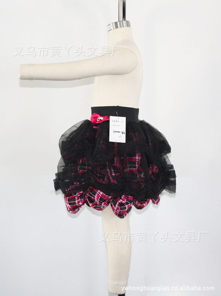 【黑色<em>短裤</em> <em>跳舞</em>童裙 网纱蓬蓬裙 韩国童裙 半身