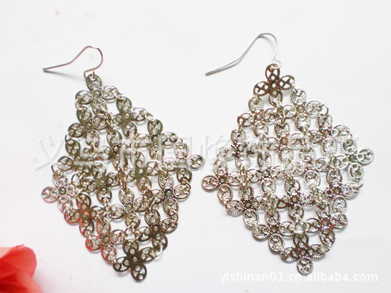 厂家直销镶钻毛衣链淘宝热卖耳环百搭韩版韩式