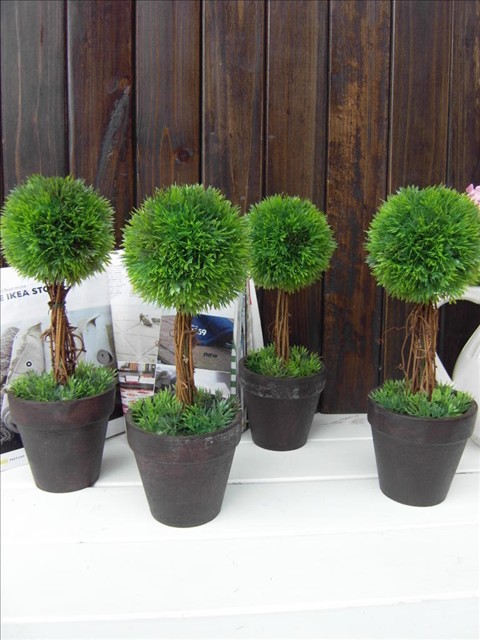 批发采购仿真植物-美第奇家居热卖 日本松针盆