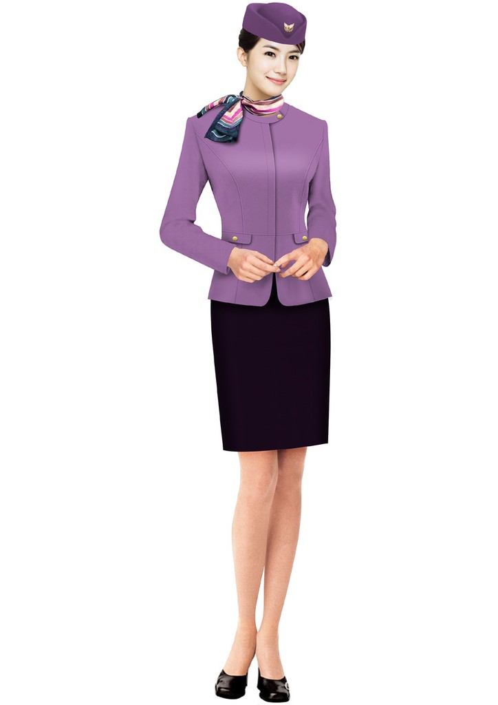 时尚大方的空姐服订做 专业航空制服厂家生产