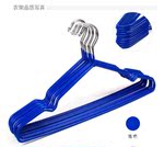 日用百货一站式采购 不锈钢包塑防滑挂衣架批发10只装HQS-Y28440