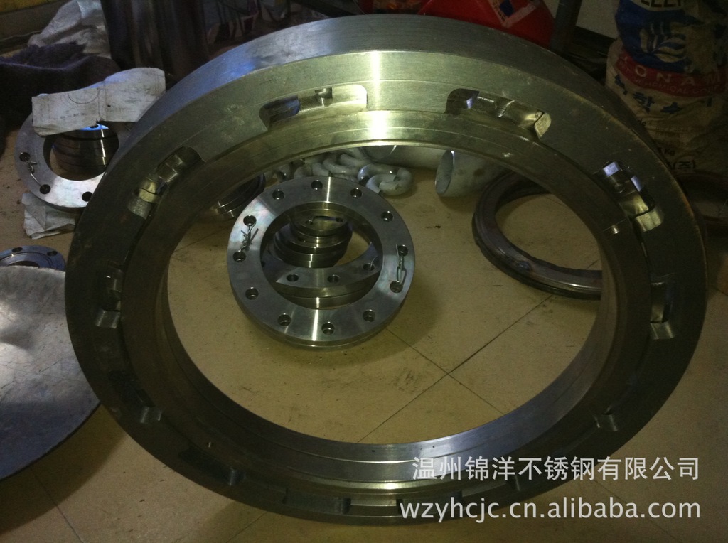 生产 优质不锈钢\/碳钢 大口径法兰 真空烧结炉法