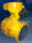 供应蜗轮衬氟球阀 不锈钢衬氟球阀 衬氟阀门 Q341F46-16C-DN125